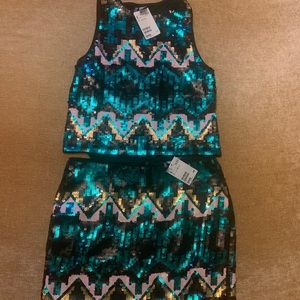 H&M Two-piece sequin outfit